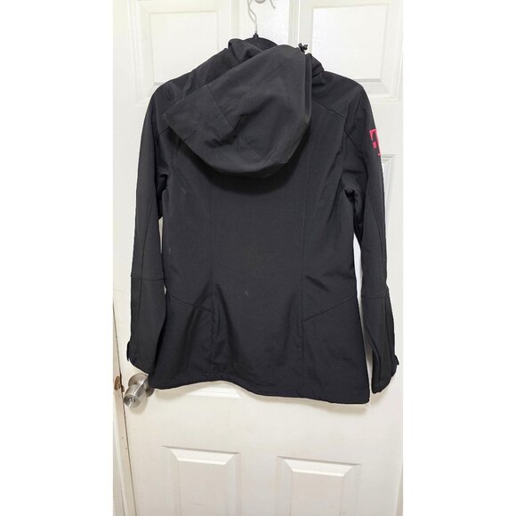 NWT Eddie Baur Softshell Jacket Hood T-Mobile Central Region Logo Women's Fit Bl - Picture 3 of 12
